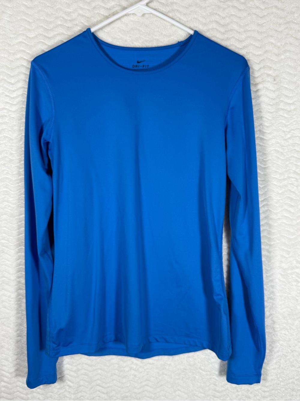 Nike Long Sleeve Dri-FIT Performance Tee - Bright Blue